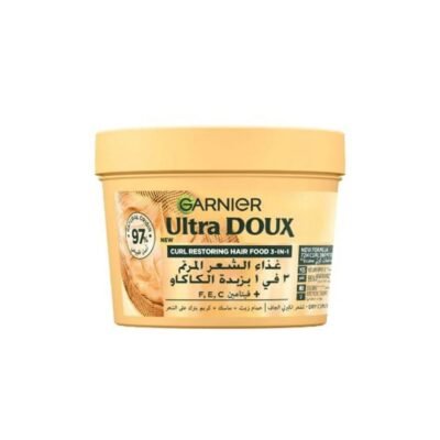 حمام زيتي+ماسك+كريم يترك على الشعر الترا دوكس غارنييه